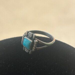 TURQUOISE Hand Made Sterling Silver RING